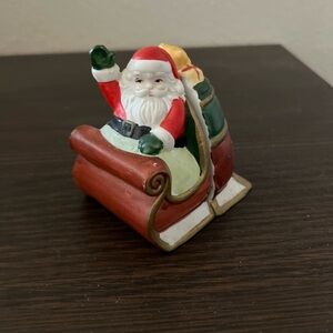 Festive Santa Sleigh Holiday Decor